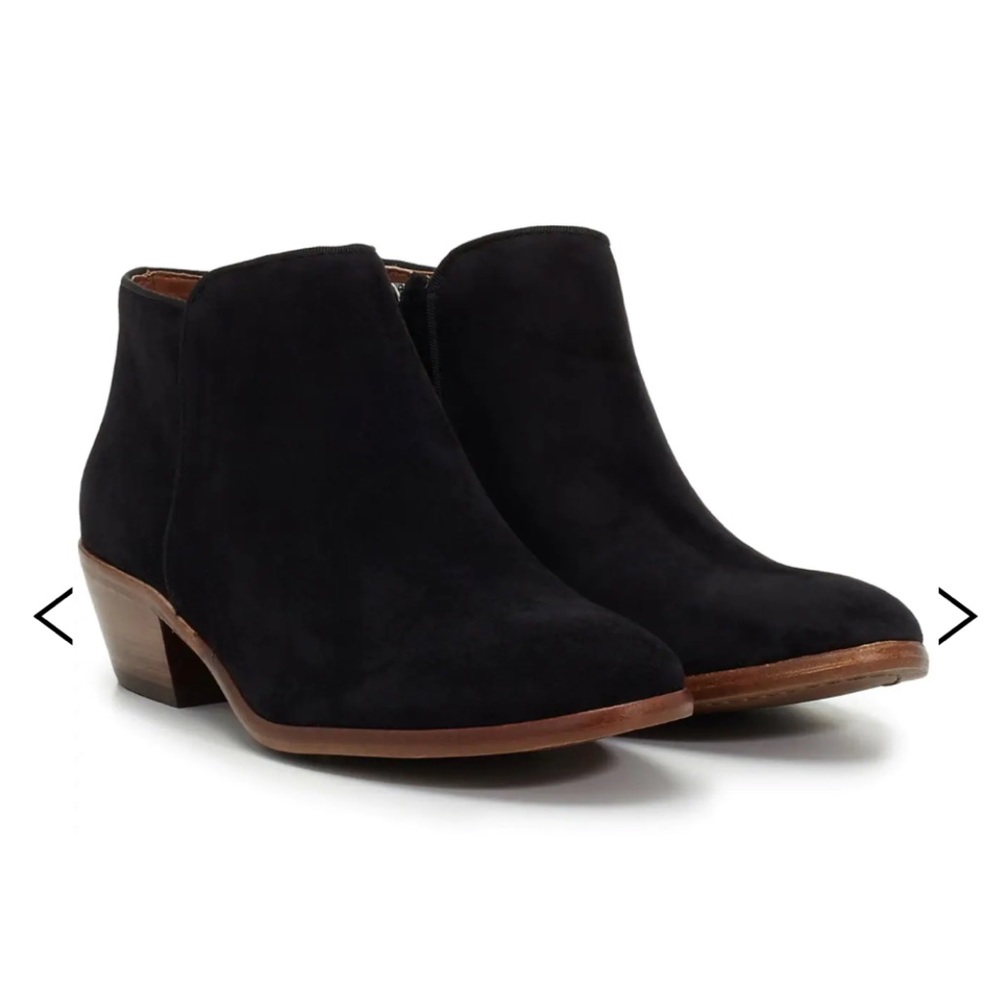 Sam Edelman Petty Booties - Black Suede 6.5